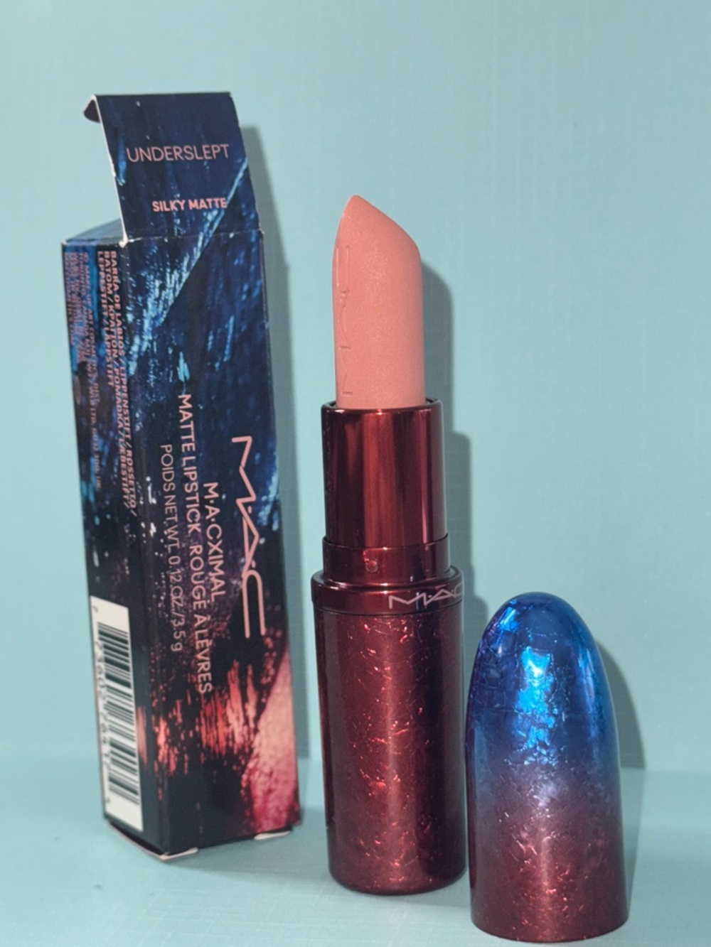 RARE! MAC Cosmetics M·A·CXIMAL SILKY MATTE LIPSTICK, shade: Underslept